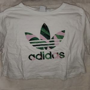 Adidas crop top shirt